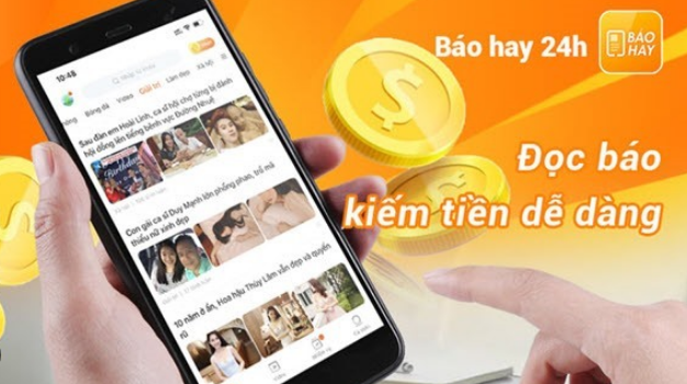 Chia sẻ cách kiếm tiền với app Báo Hay 24H trên điện thoại (Mới nhất 2024)
