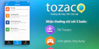 Chia sẻ cách kiếm thẻ cào điện thoại với Tozaco app (HOT)