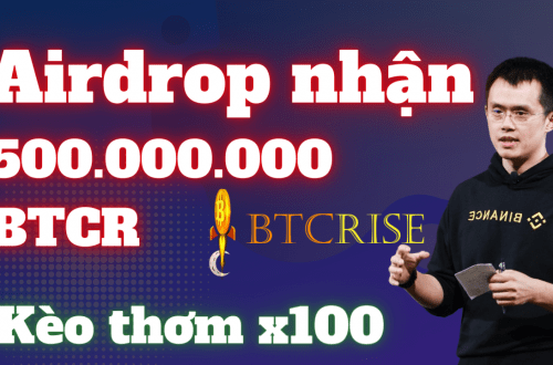 Airdrop BTC Rise nhận 500.000.000 BTCR Token miễn phí – Cơ hội x100 lần