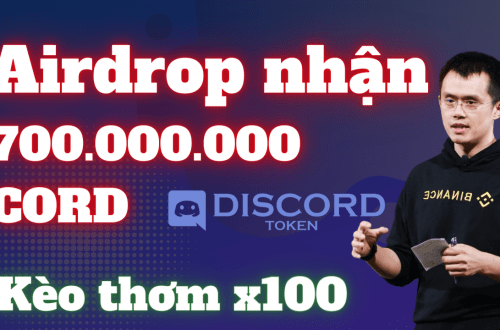 Airdrop DISCORD nhận 700.000.000 CORD Token miễn phí – Kèo thơm x100