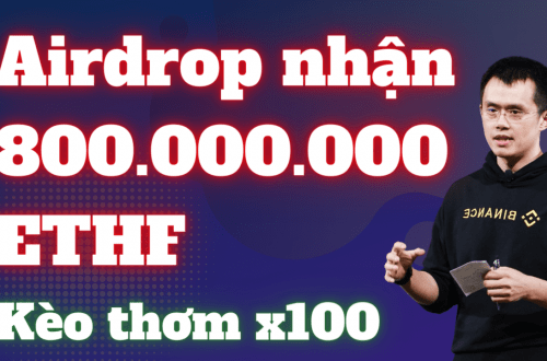 Airdrop ETH Finance nhận 800.000.000 ETHF miễn phí – Cơ hội X100 lần