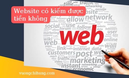 Website co kiem duoc tien khong